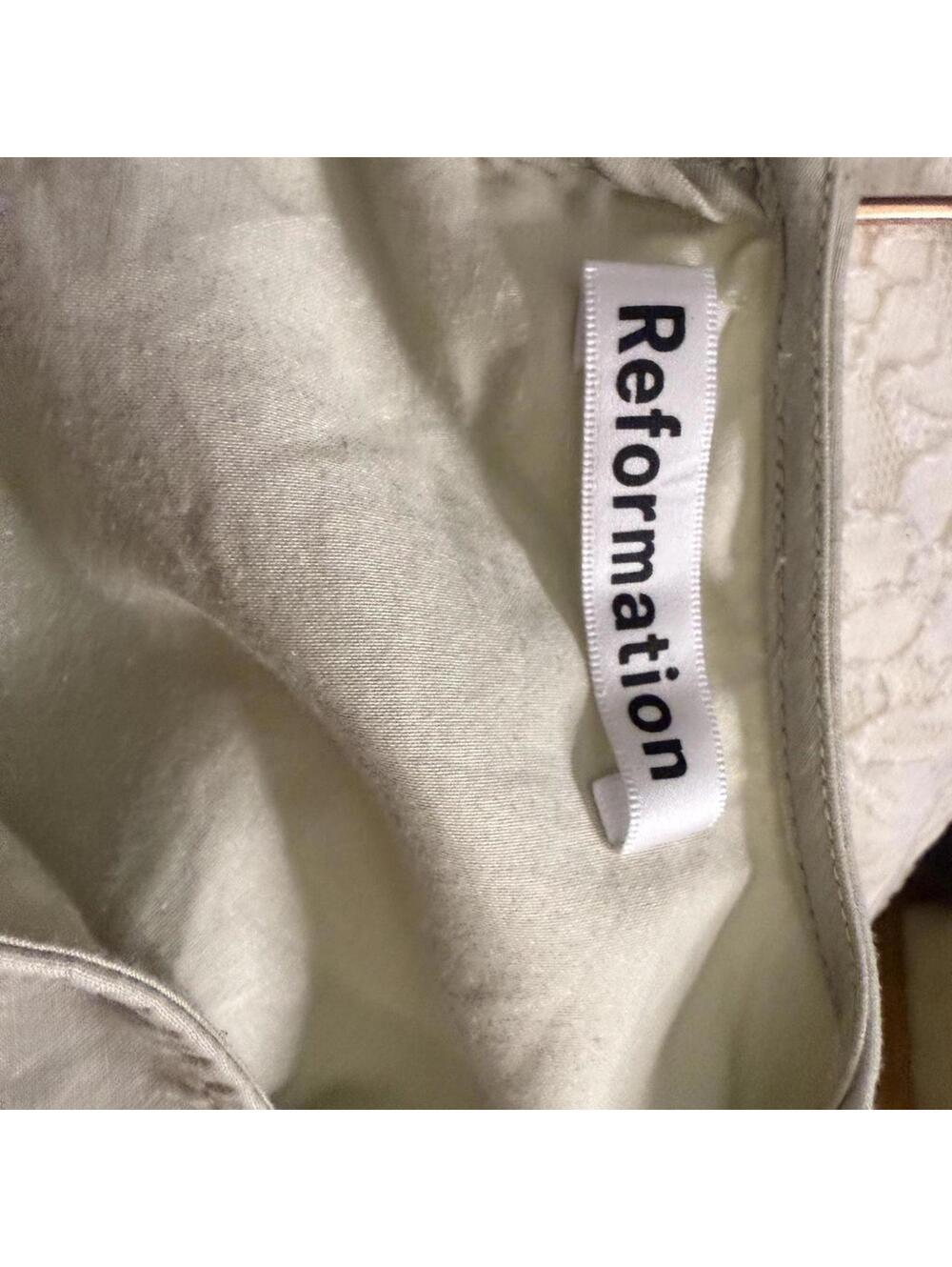 Reformation Women's Gray Tier Dress - Picture 3 of 4